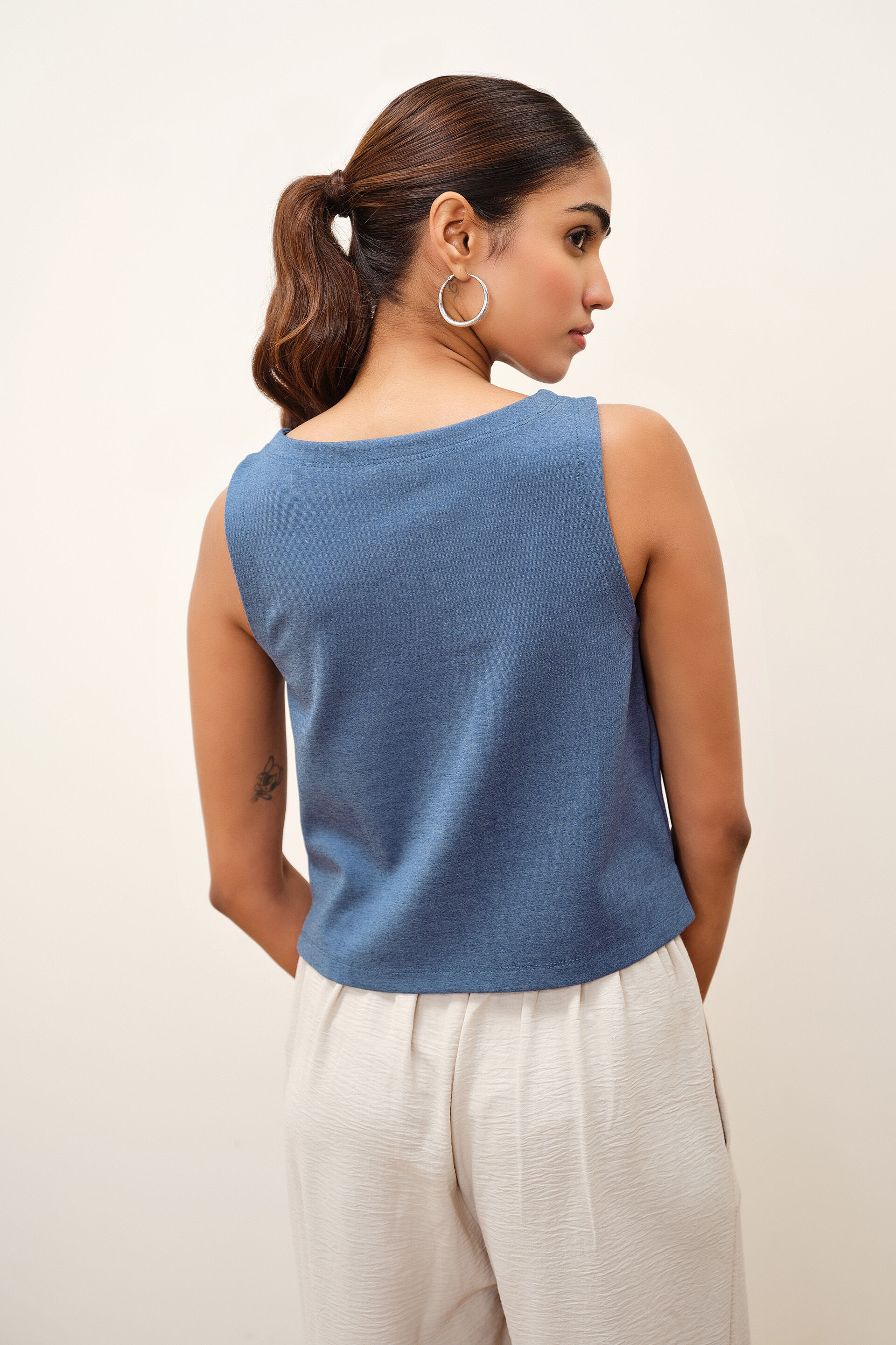 Blue Ease Top, Blue, image 5